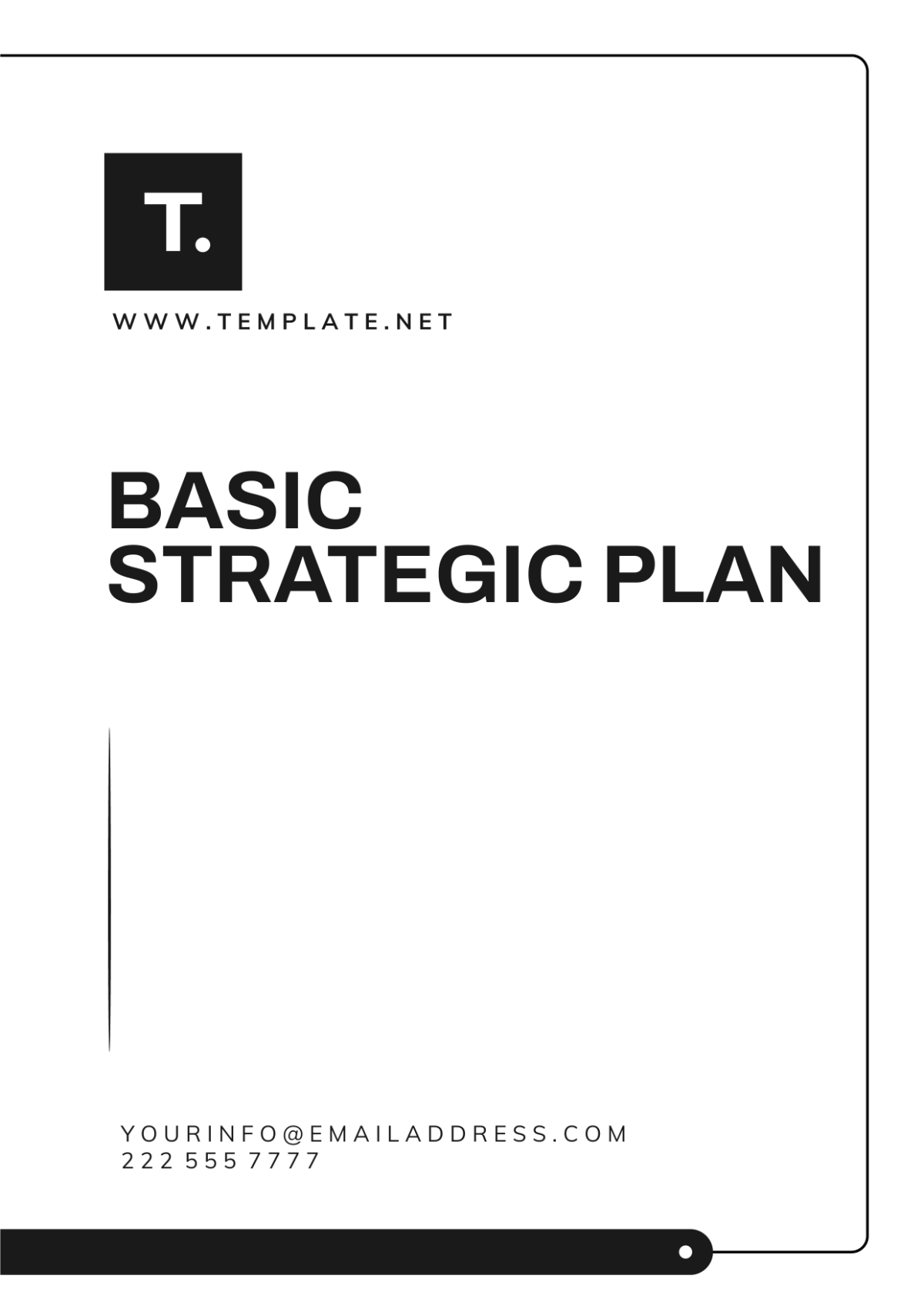 Basic Strategic Plan Template - Edit Online & Download