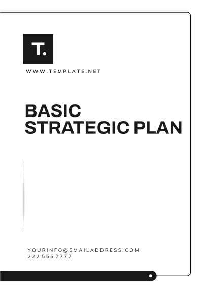 Free Basic Strategic Plan Template to Edit Online