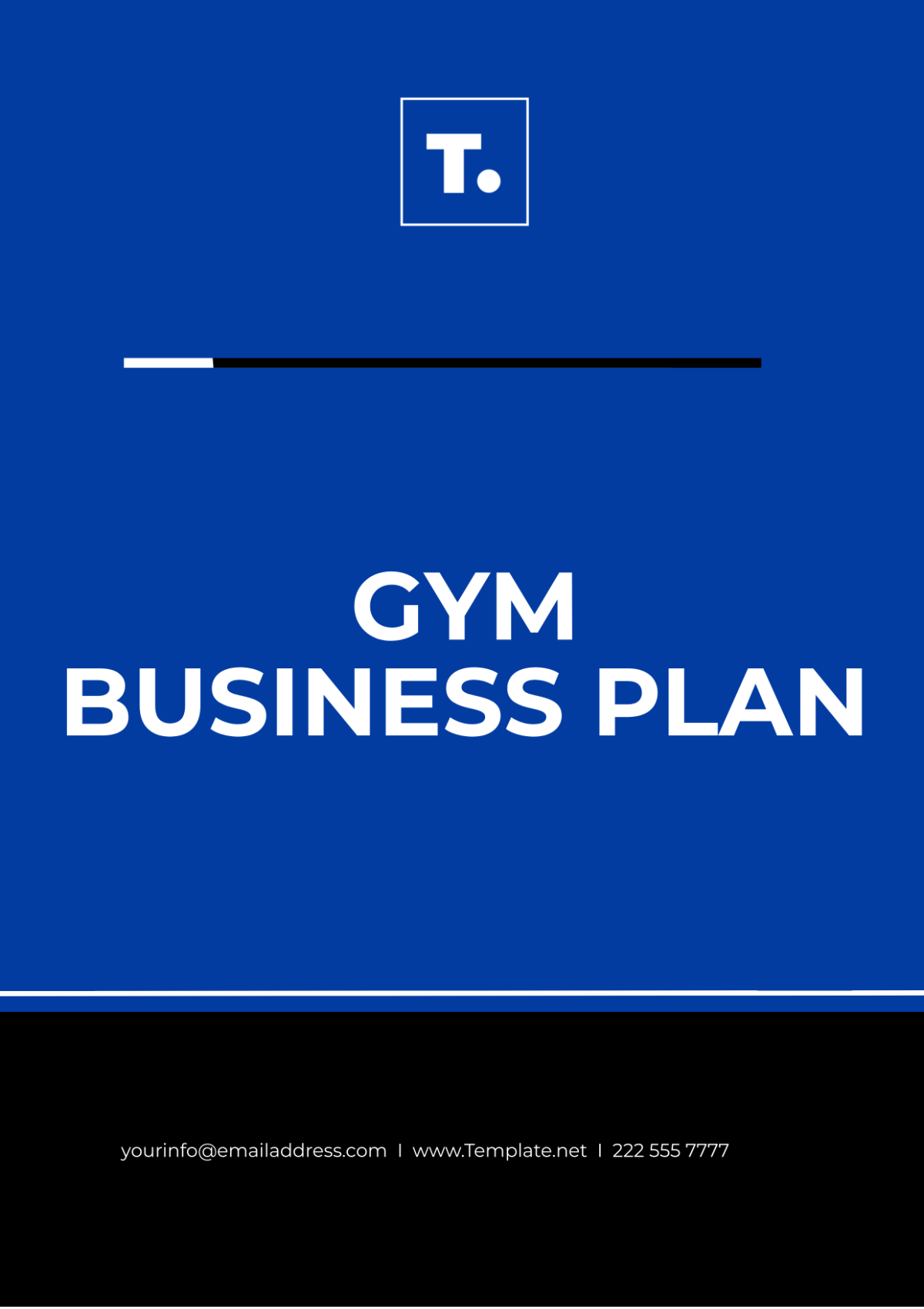 Free Gym Business Plan Template