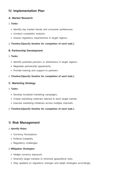 Free Simple Strategic Plan Template to Edit Online