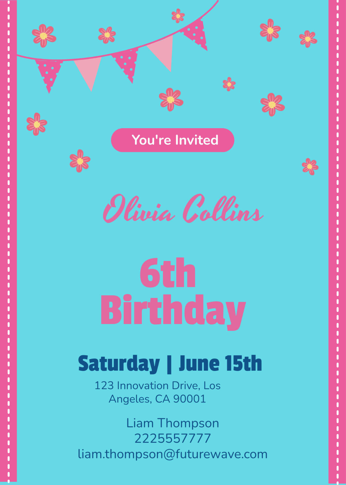 Barbie Birthday Invitation
