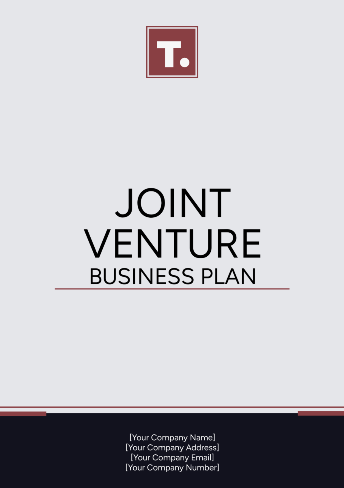 Joint Venture Business Plan Template - Edit Online & Download