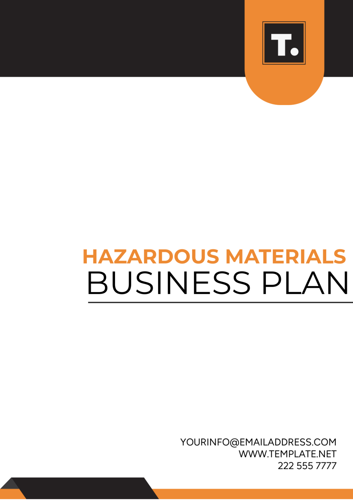 Hazardous Materials Business Plan Template
