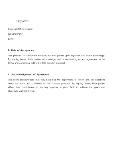 Free Interior Design Contract Proposal Template to Edit Online