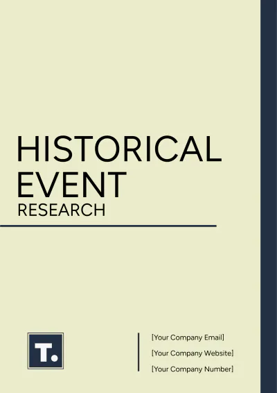 Free Historical Event Research Template to Edit Online