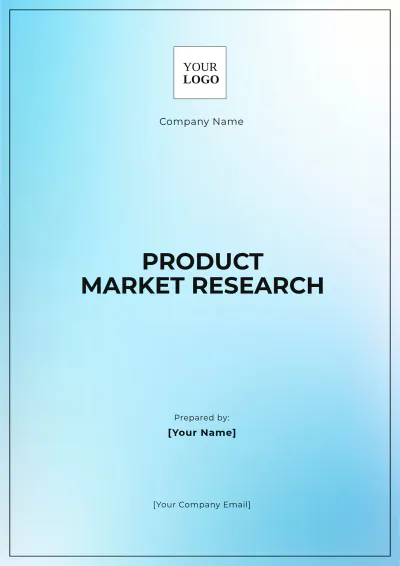 Free Product Market Research Template to Edit Online