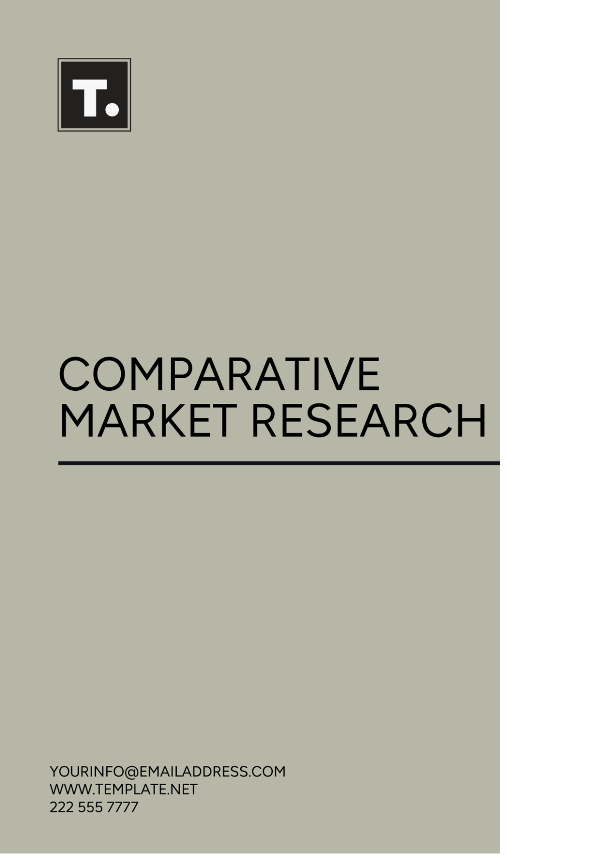 Free Comparative Market Research Template