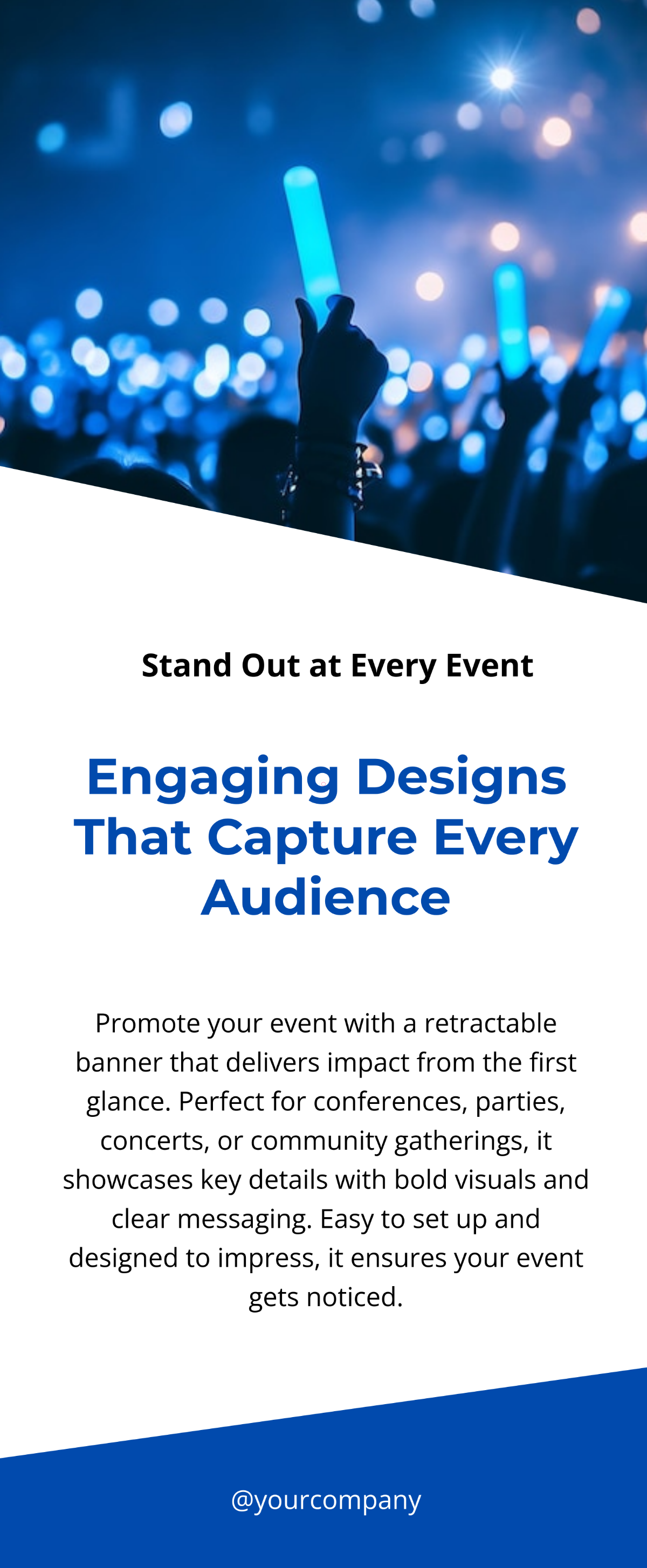 Free Event Retractable Banner Template to Edit Online