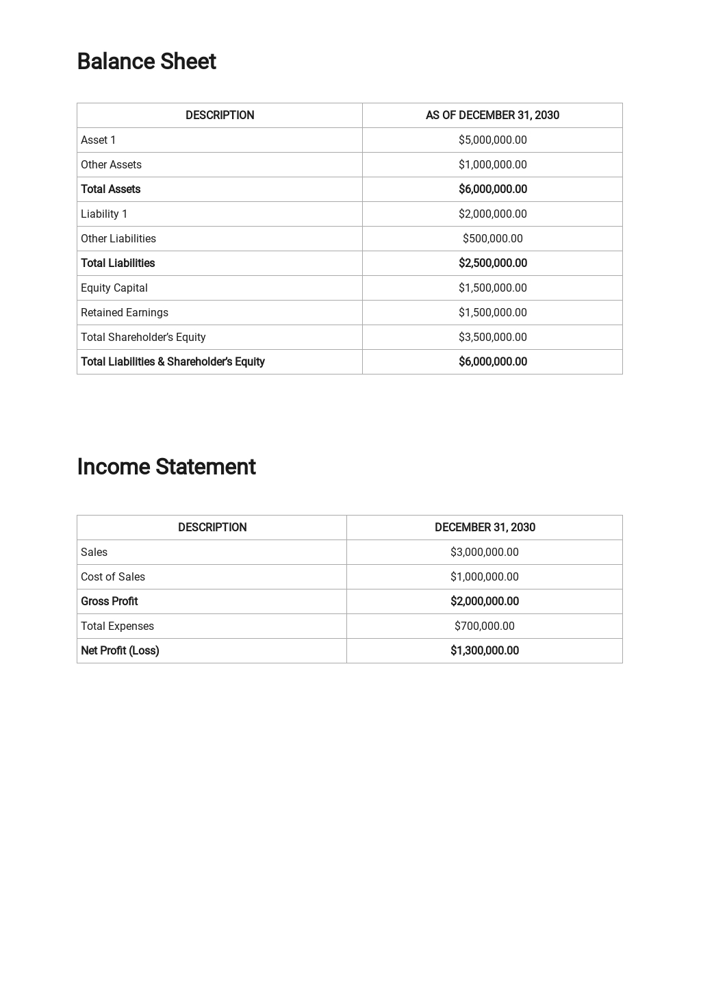 Free Printable Construction Expense Template - Google Docs, Word ...