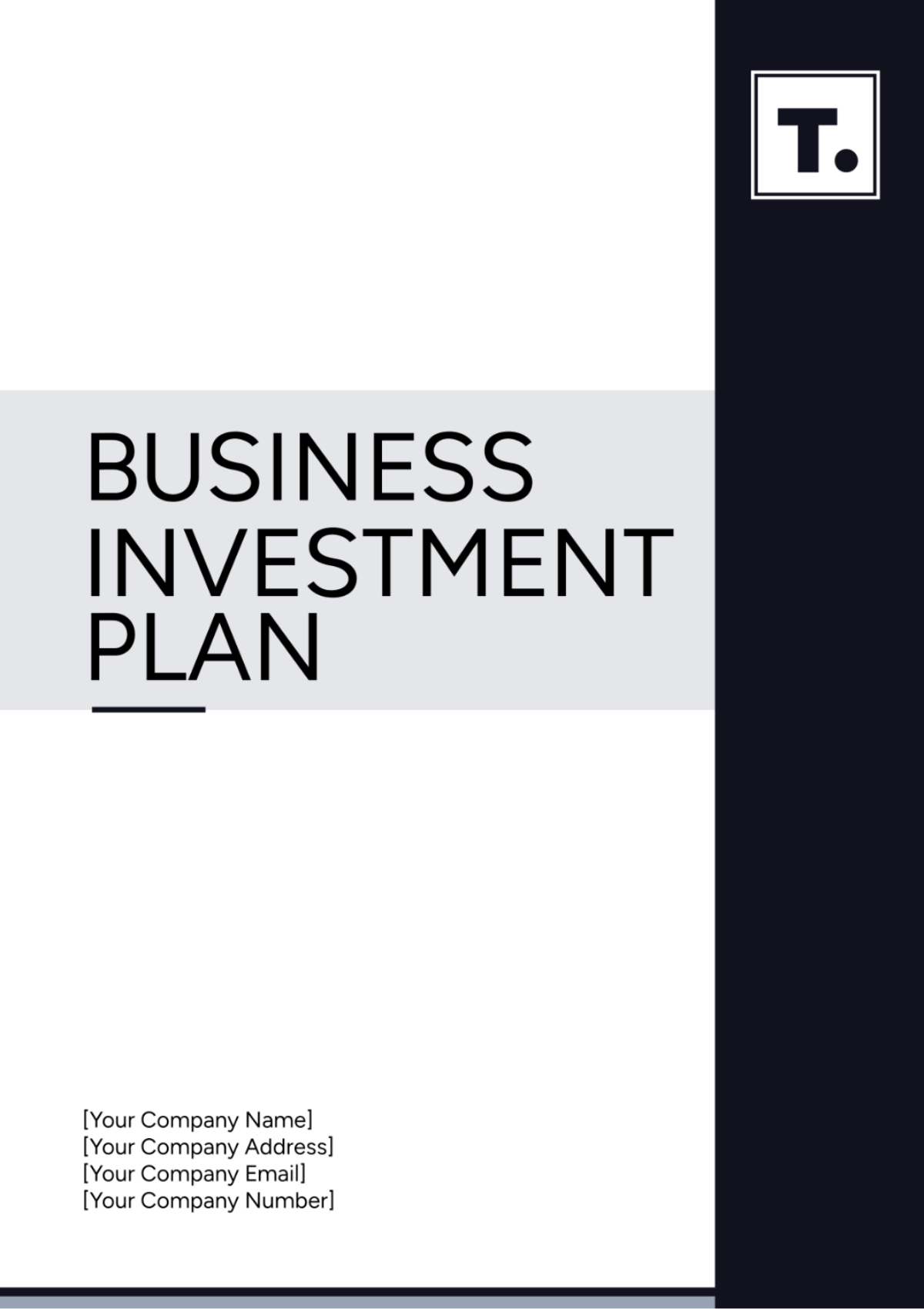 Free Business Investment Plan Template - Edit Online & Download ...