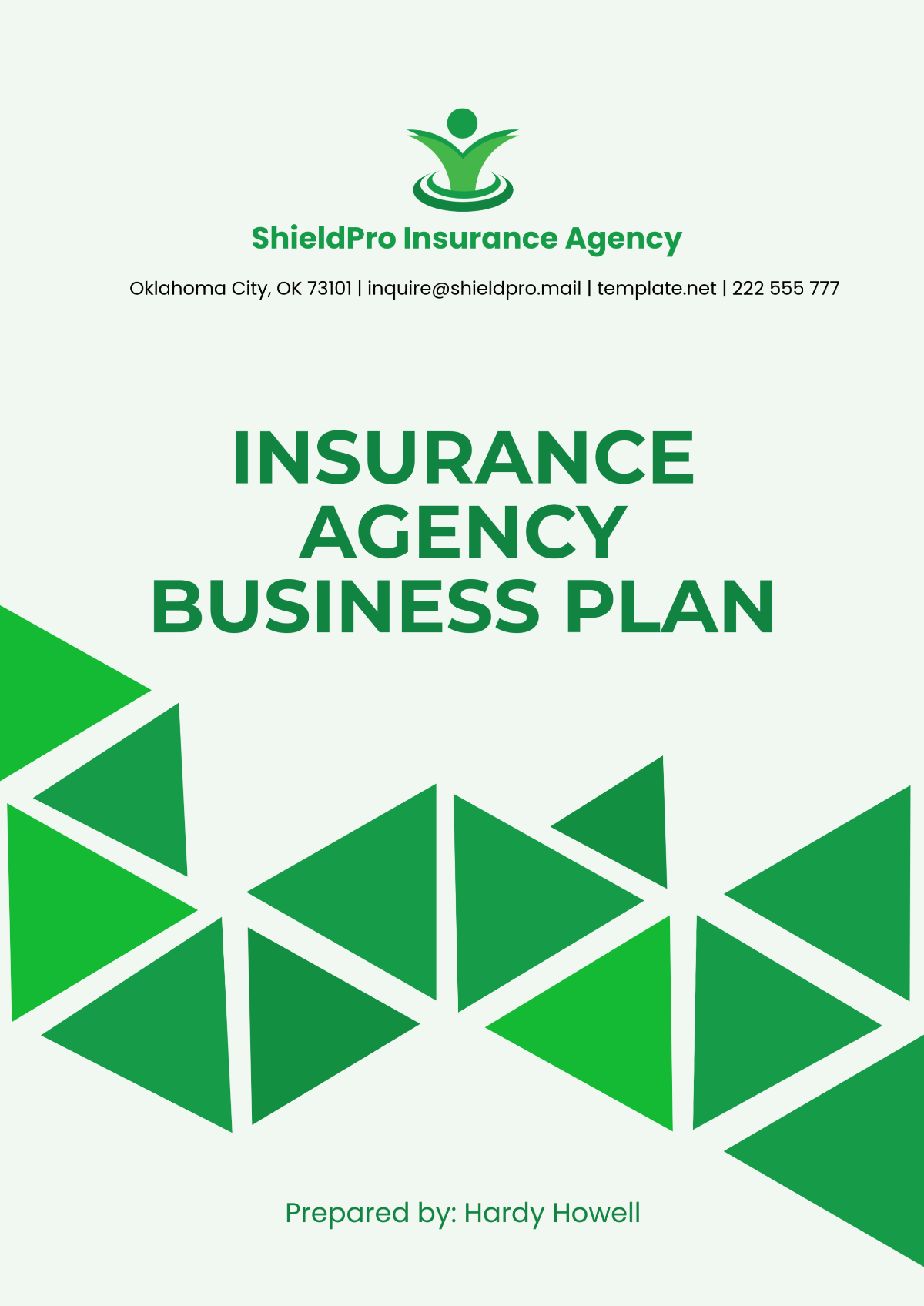 Insurance Agency Business Plan Template