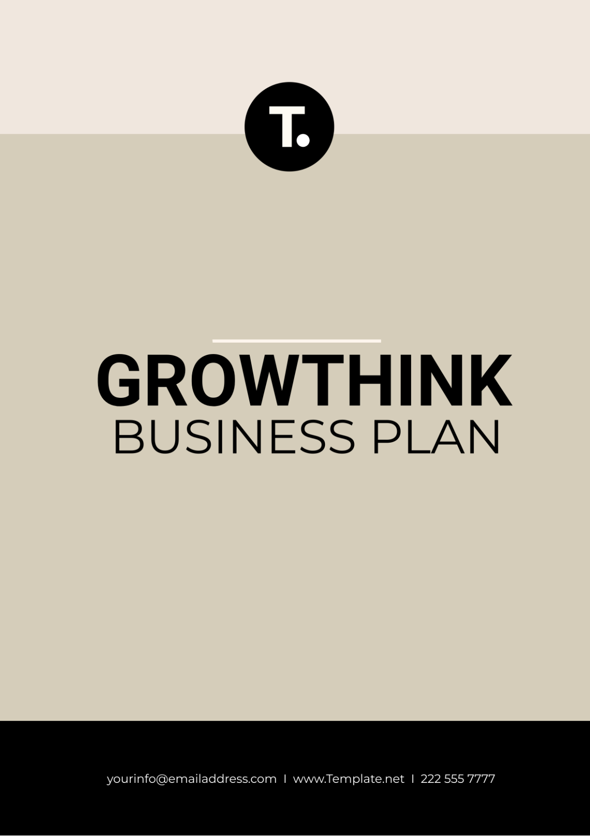 Growthink Business Plan Template