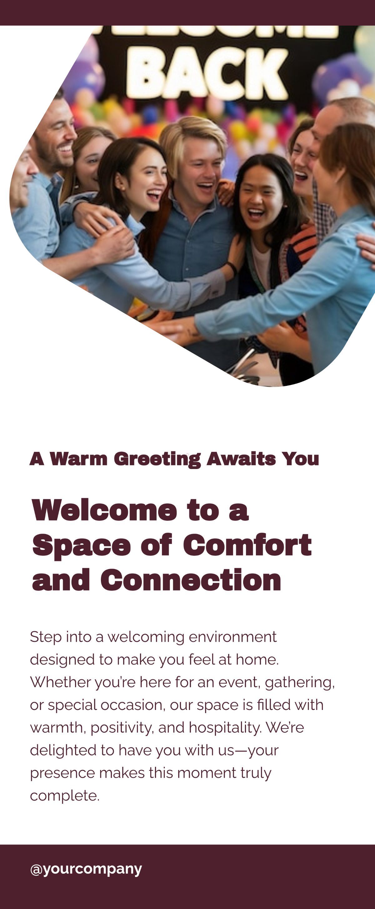 Free Welcome Retractable Banner Template to Edit Online