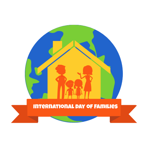 Free International Day of Families Clipart Template
