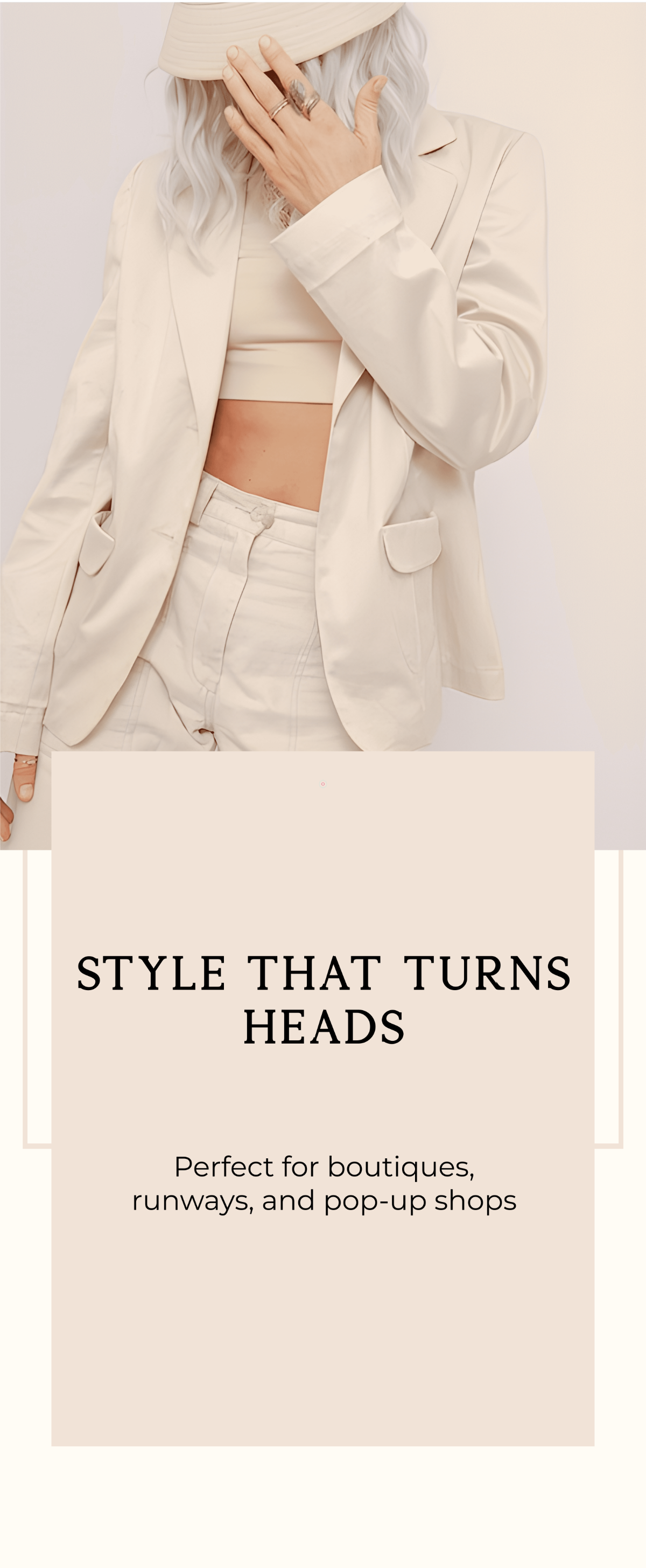 Free Fashion Retractable Banner Template to Edit Online