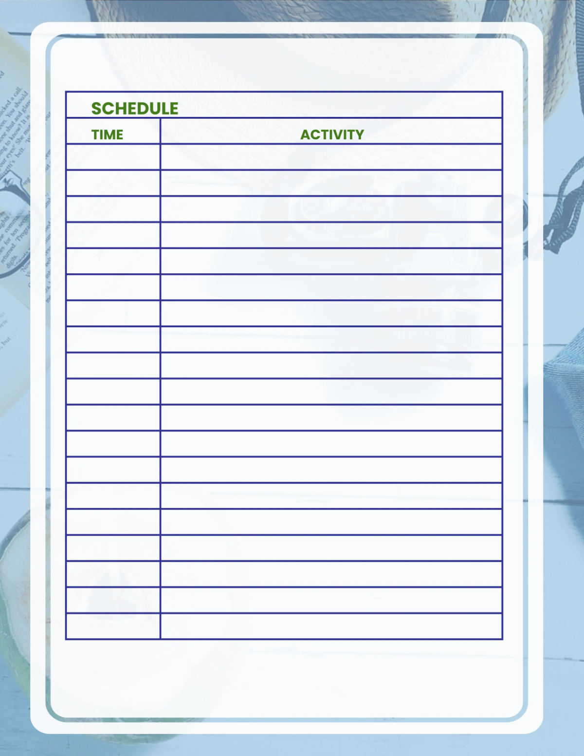 Free Travel Agency Event Planner Template to Edit Online