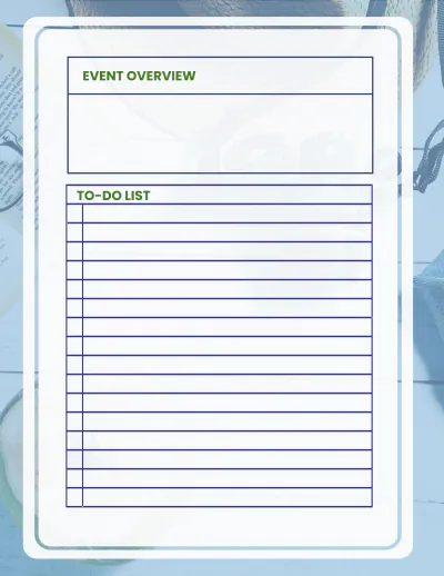 Free Travel Agency Event Planner Template to Edit Online