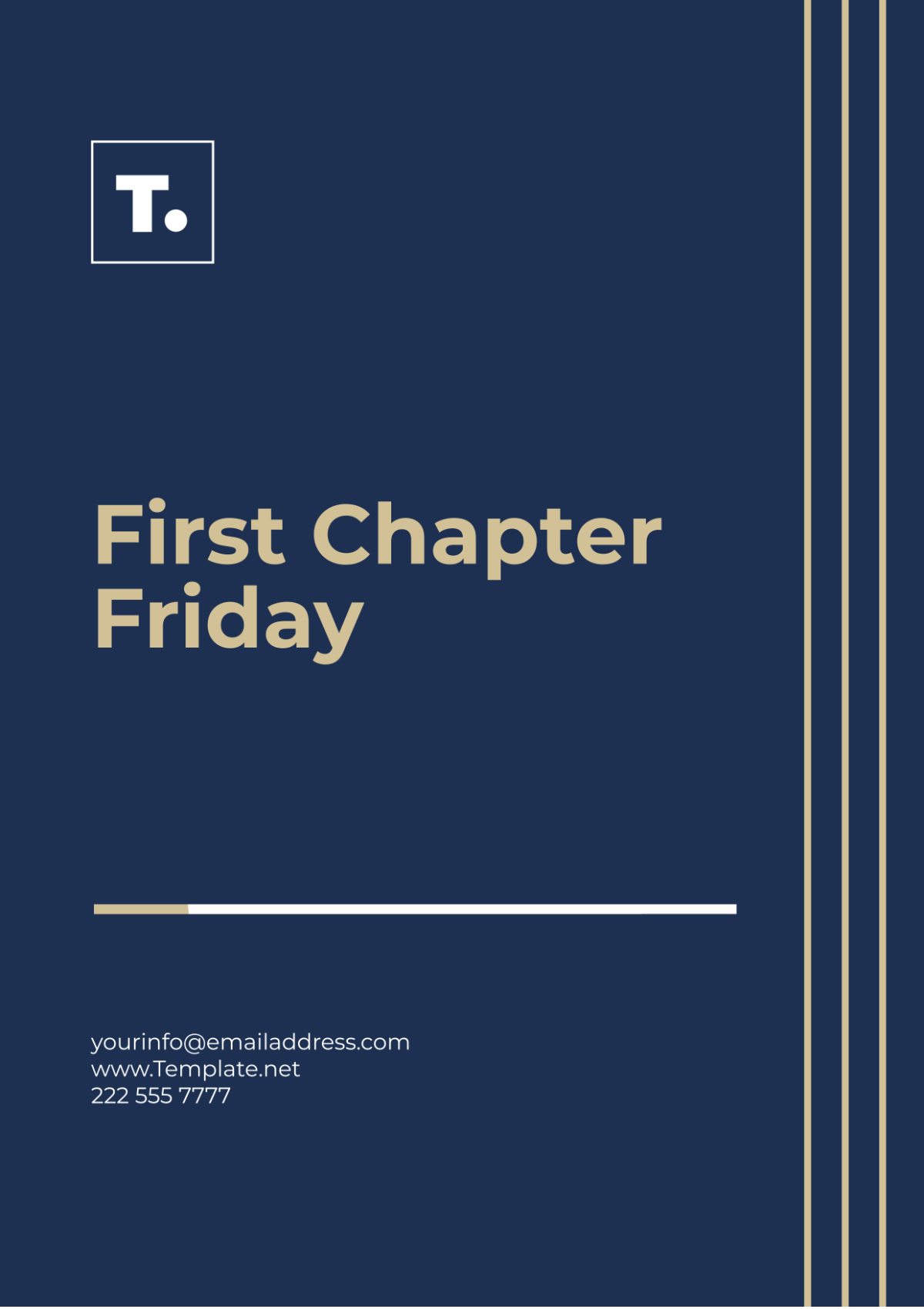 Free First Chapter Friday Template - Edit Online & Download | Template.net