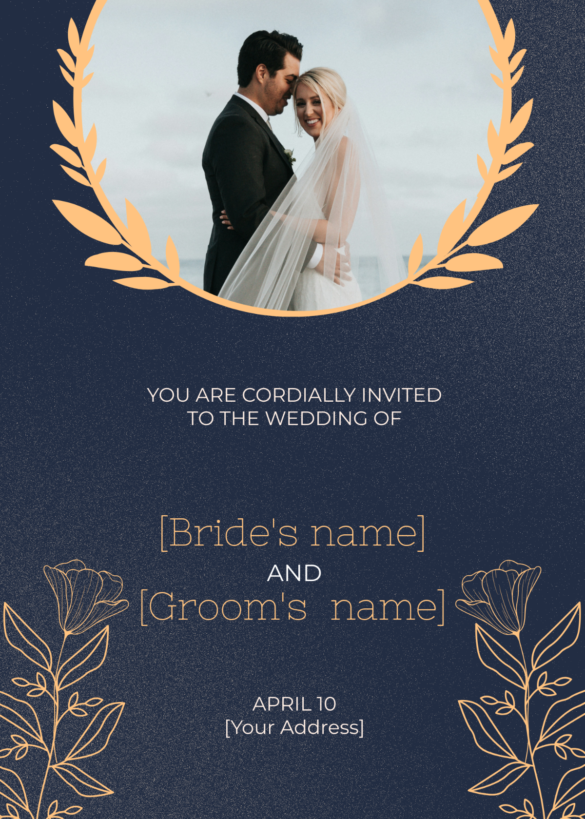 Wedding Announcement Invitation Template - Edit Online & Download ...