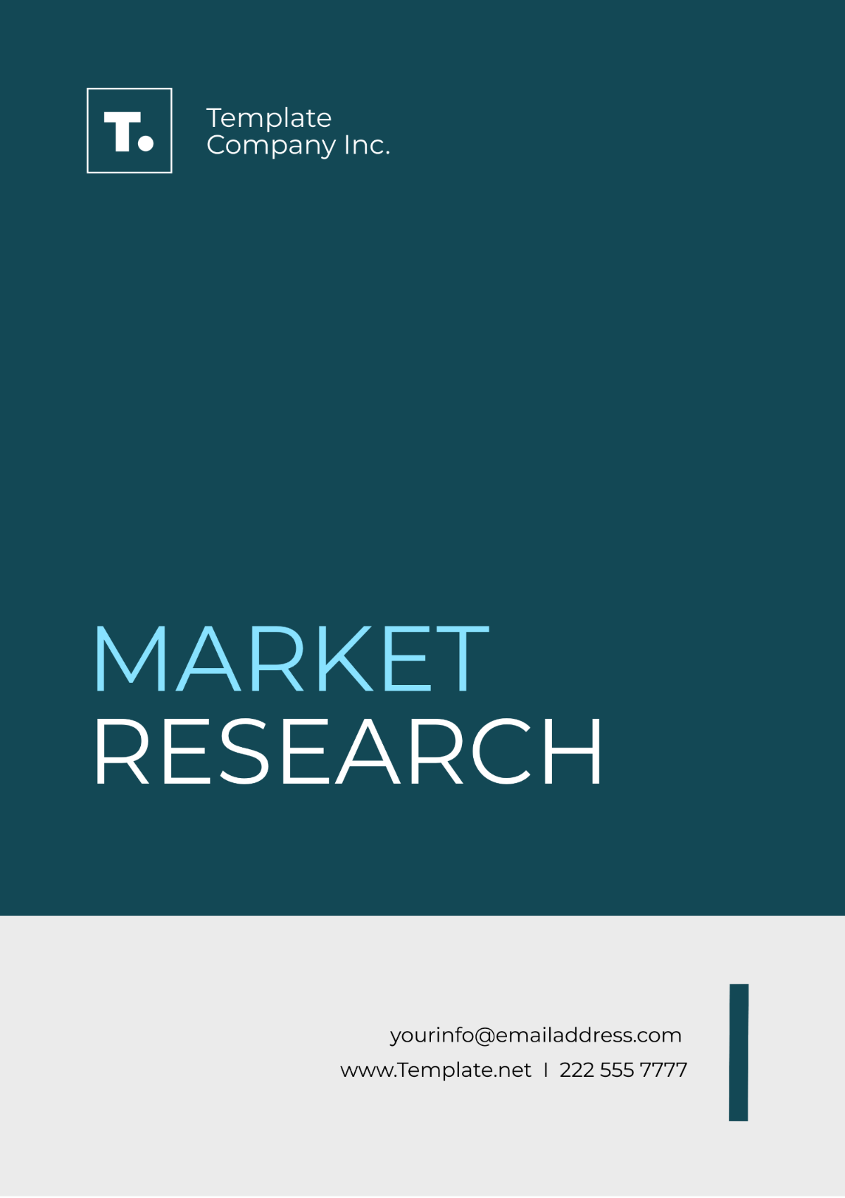 Free Market Research Template