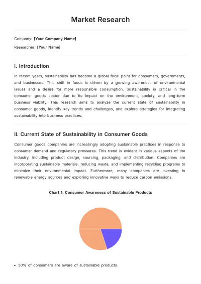 Free Market Research Template to Edit Online | Template.net to Edit Online