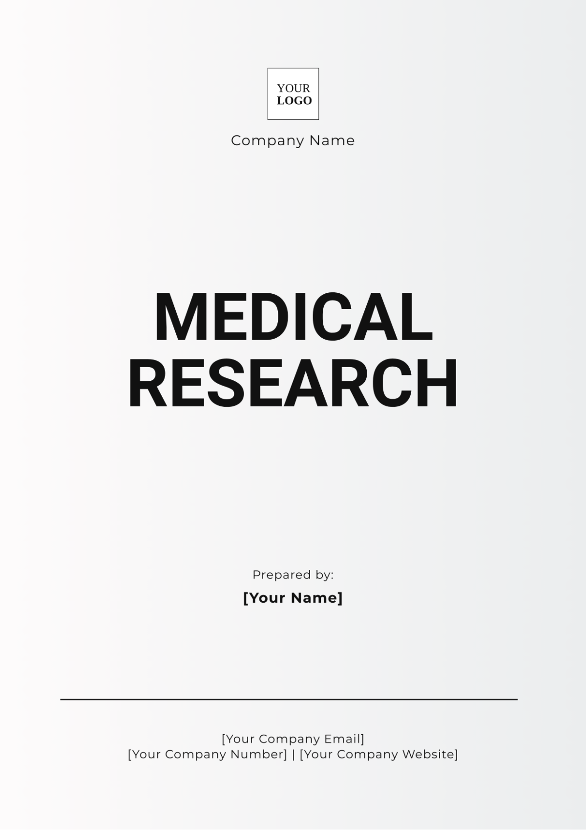 Medical Research Template - Edit Online & Download