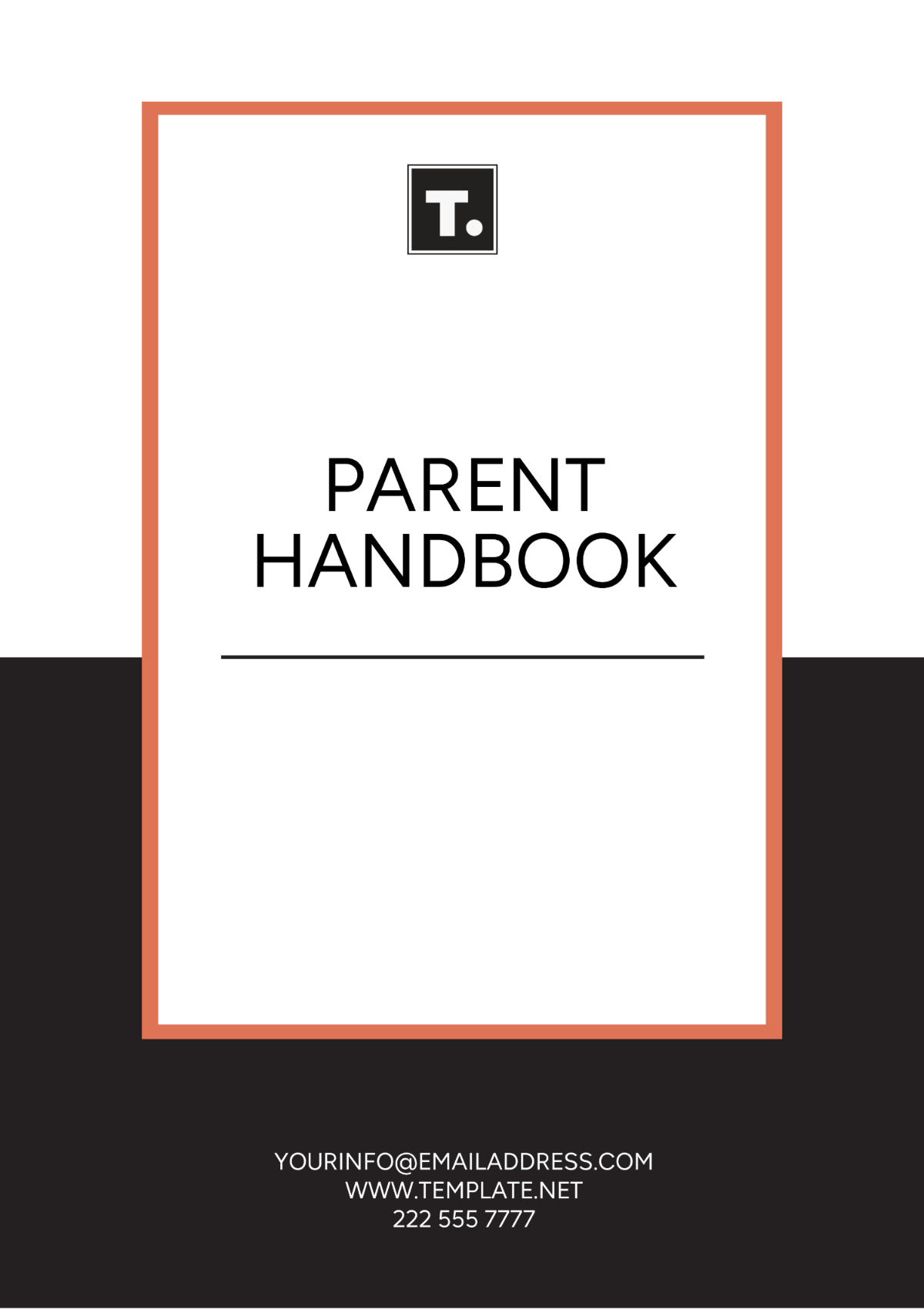 Free Parent Handbook Template