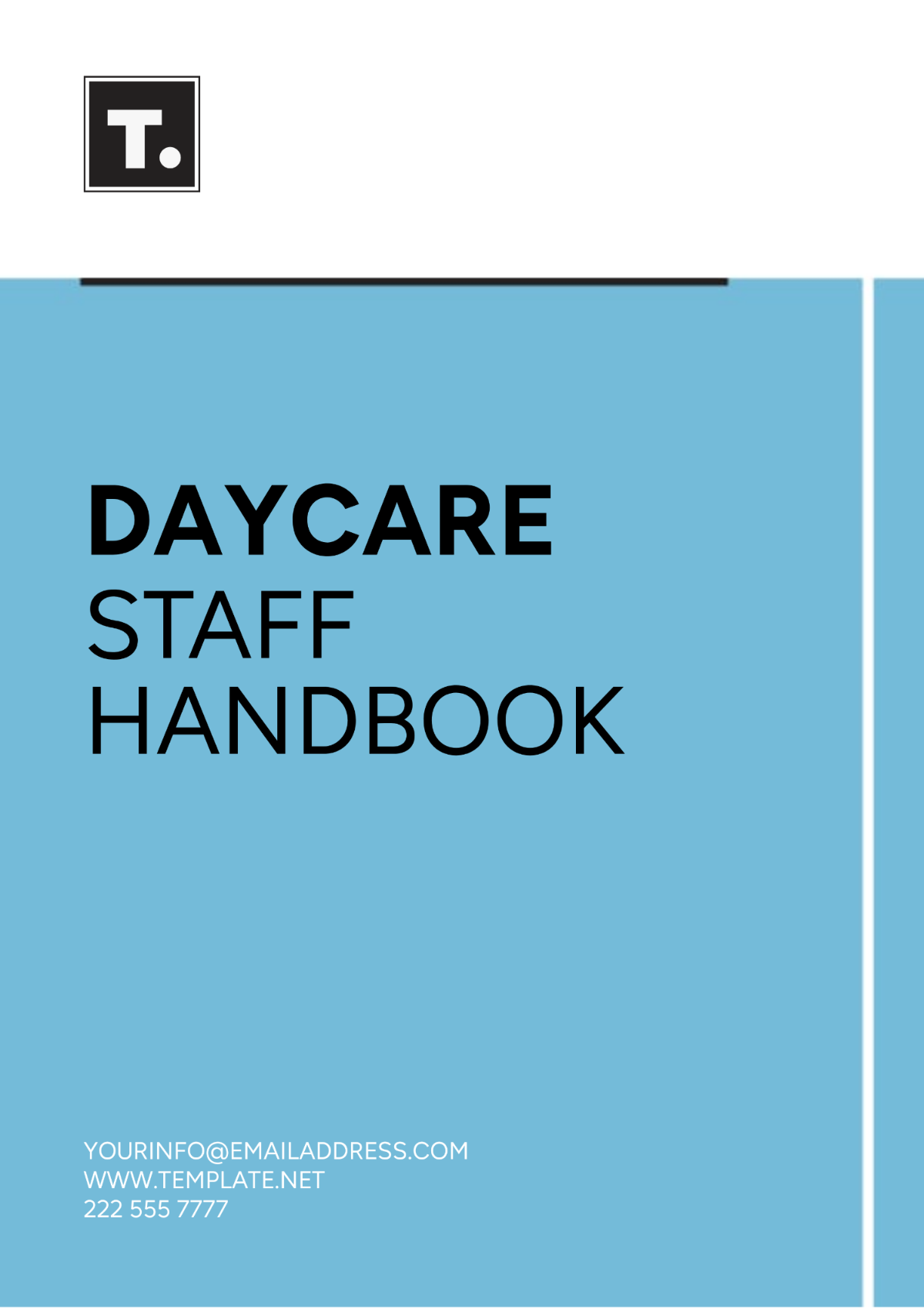 Daycare Staff Handbook Template - Edit Online & Download