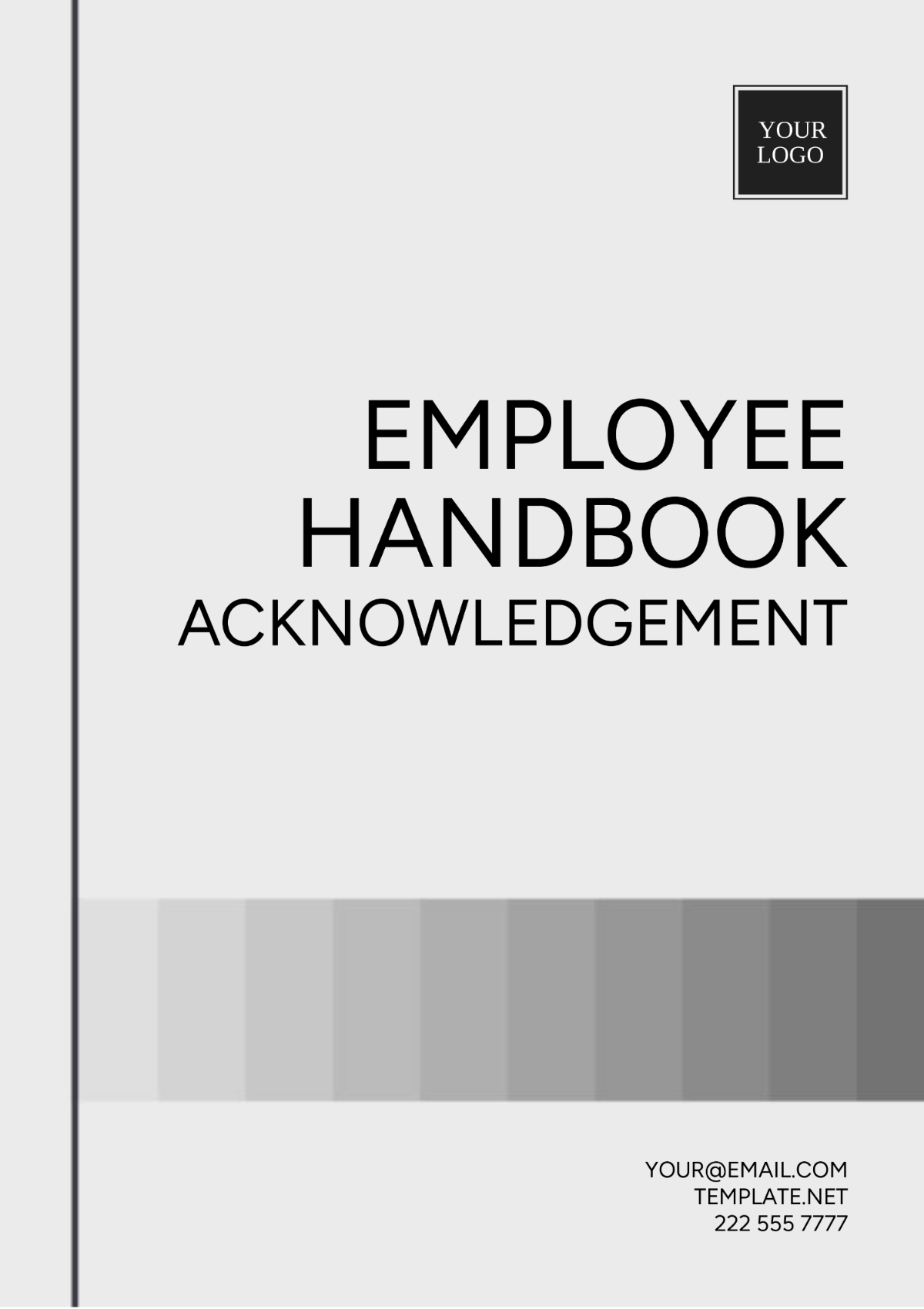 Employee Handbook Acknowledgement Template - Edit Online & Download