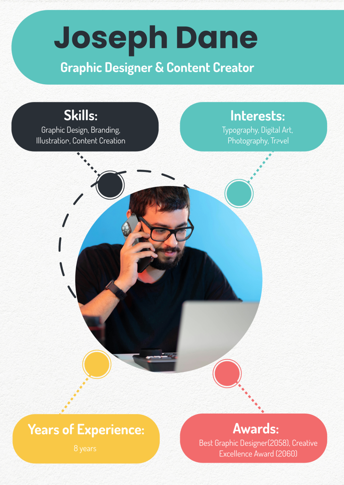 Self Introduction Infographic