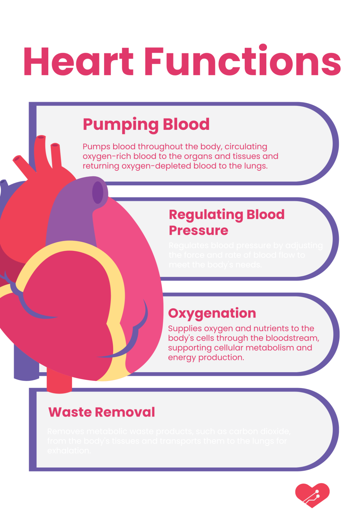 Free Heart Infographic Template