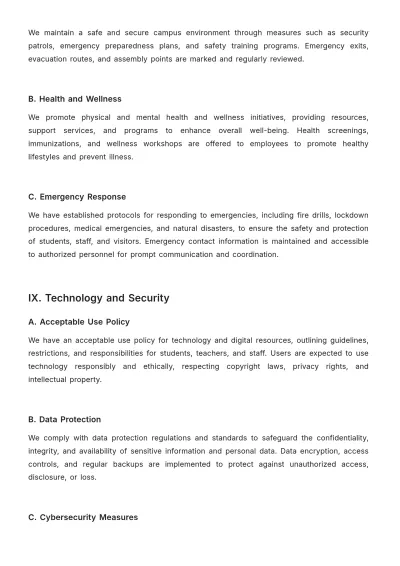 Free School Handbook Template to Edit Online | Template.net to Edit Online