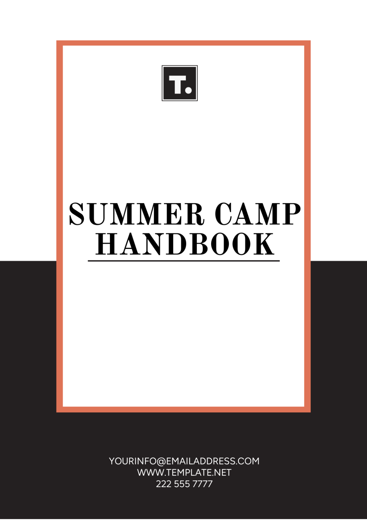 Summer Camp Handbook Template - Edit Online & Download