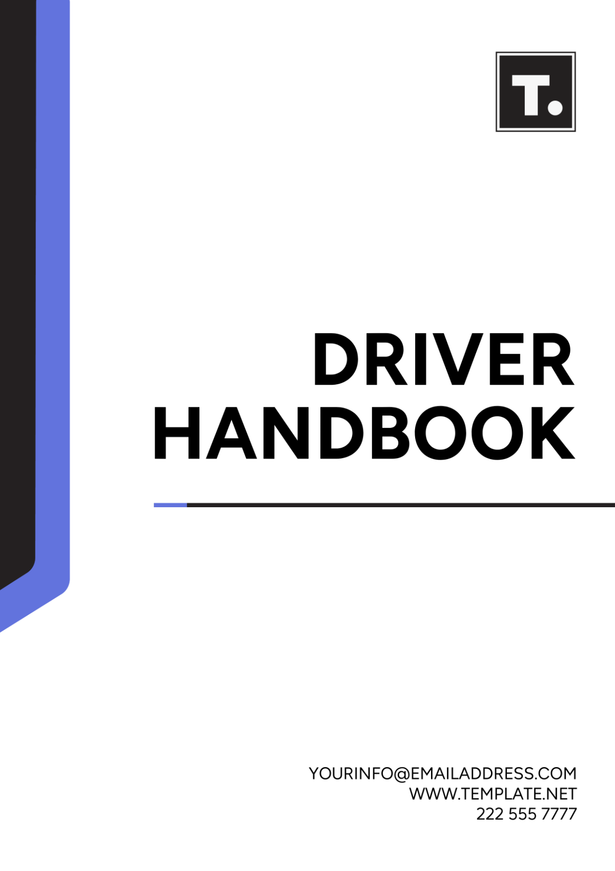 Free Driver Handbook Template