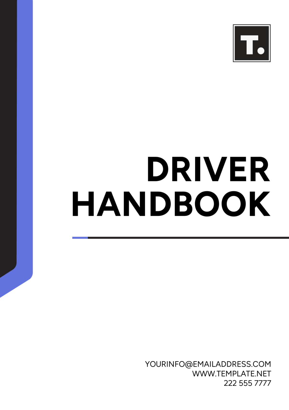 Driver Handbook Template - Edit Online & Download