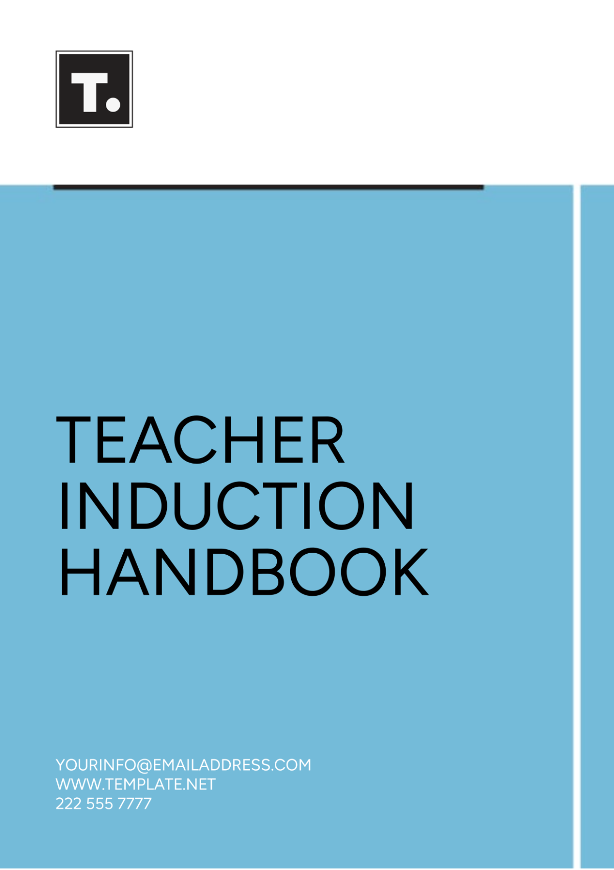 Free Teacher Induction Handbook Template