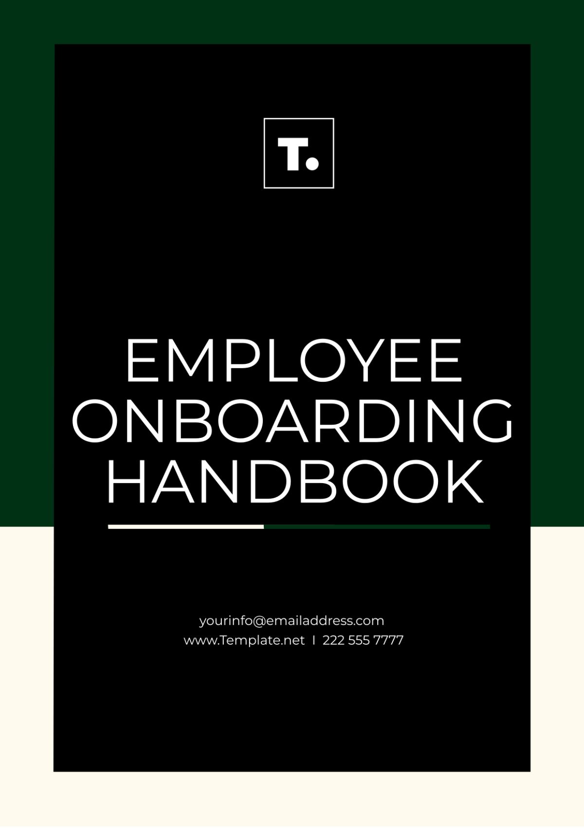 Free Employee Onboarding Handbook Template