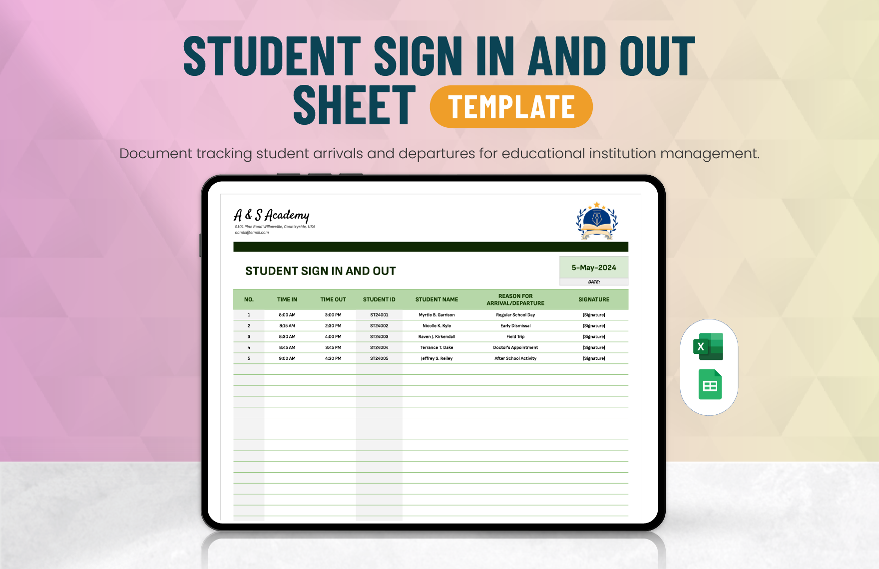 Free Student Sheet Templates Editable And Printable Free Student Sheet Templates Editable And Printable