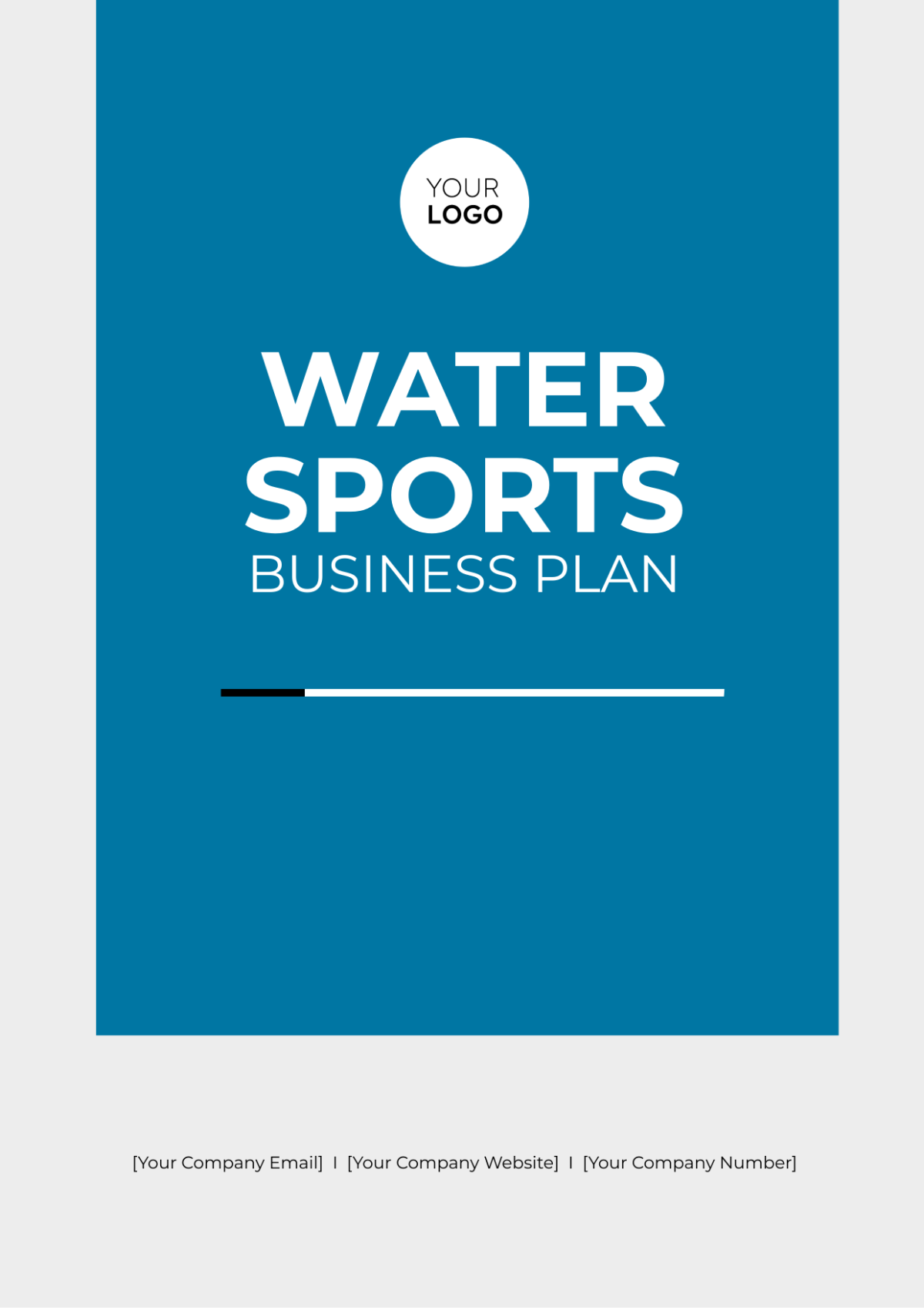 Water Sports Business Plan Template - Edit Online & Download