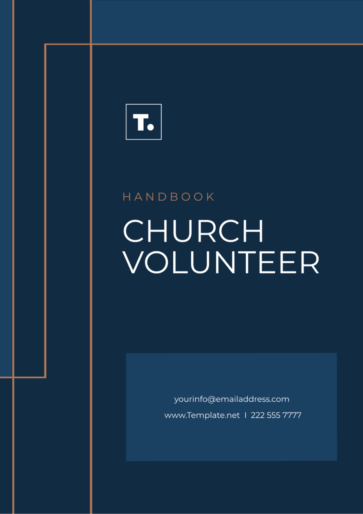 Free Church Volunteer Handbook Template