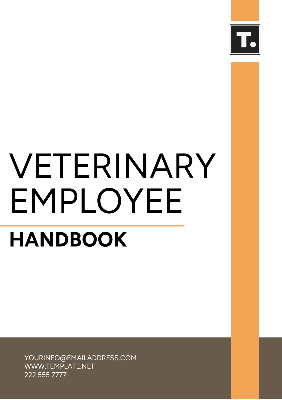 Free Veterinary Employee Handbook Template