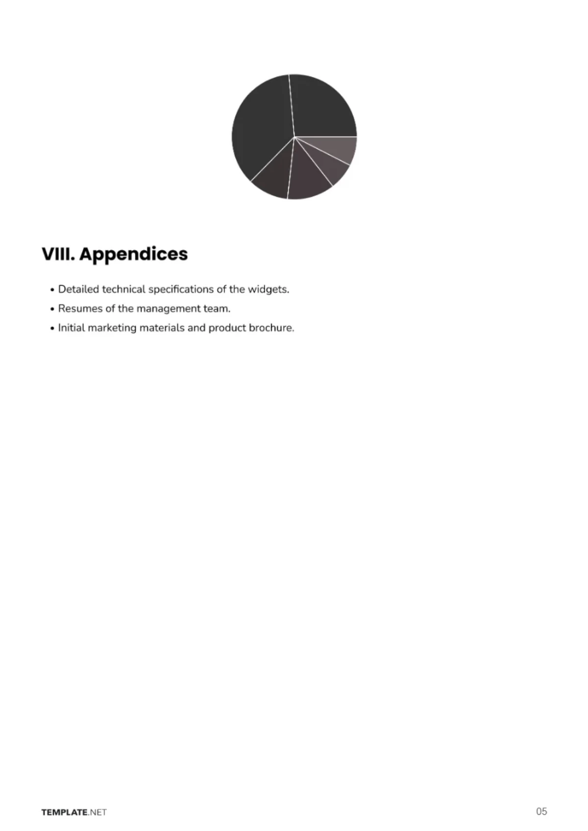 Free Manufacturing Business Plan Template to Edit Online