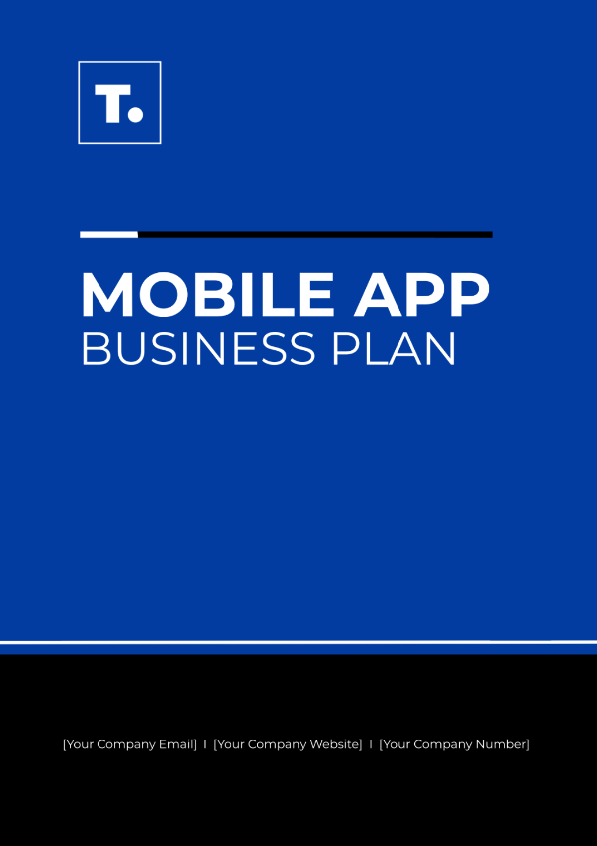 Mobile App Business Plan Template - Edit Online & Download