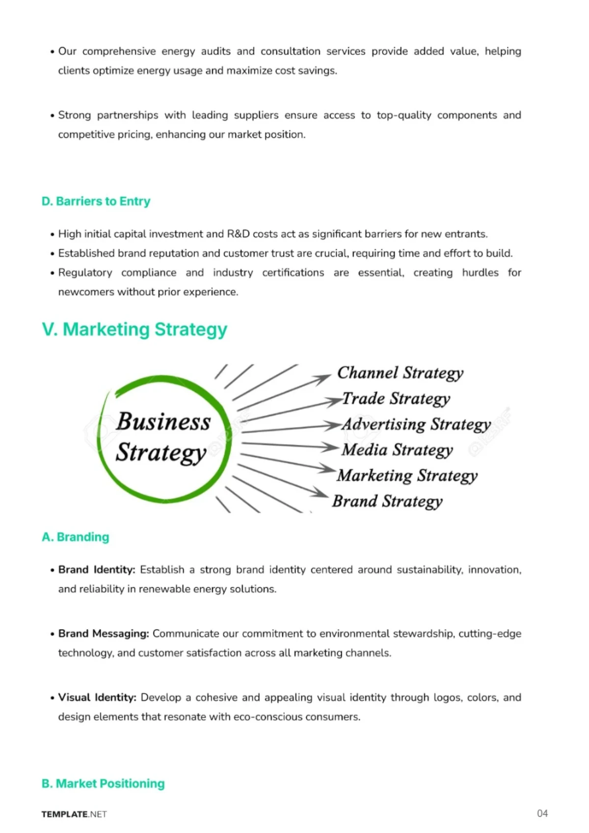 Free Strategic Business Plan Template to Edit Online