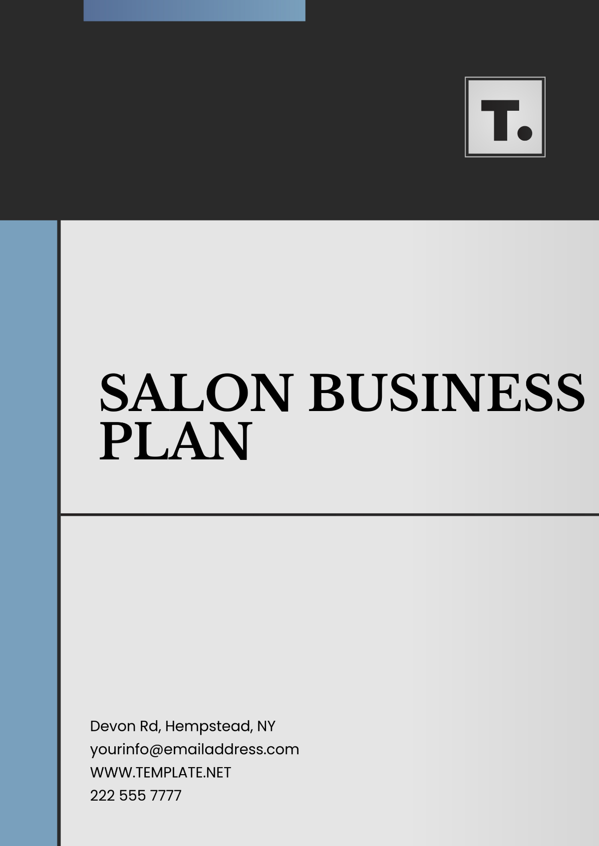 Free Salon Business Plan Template