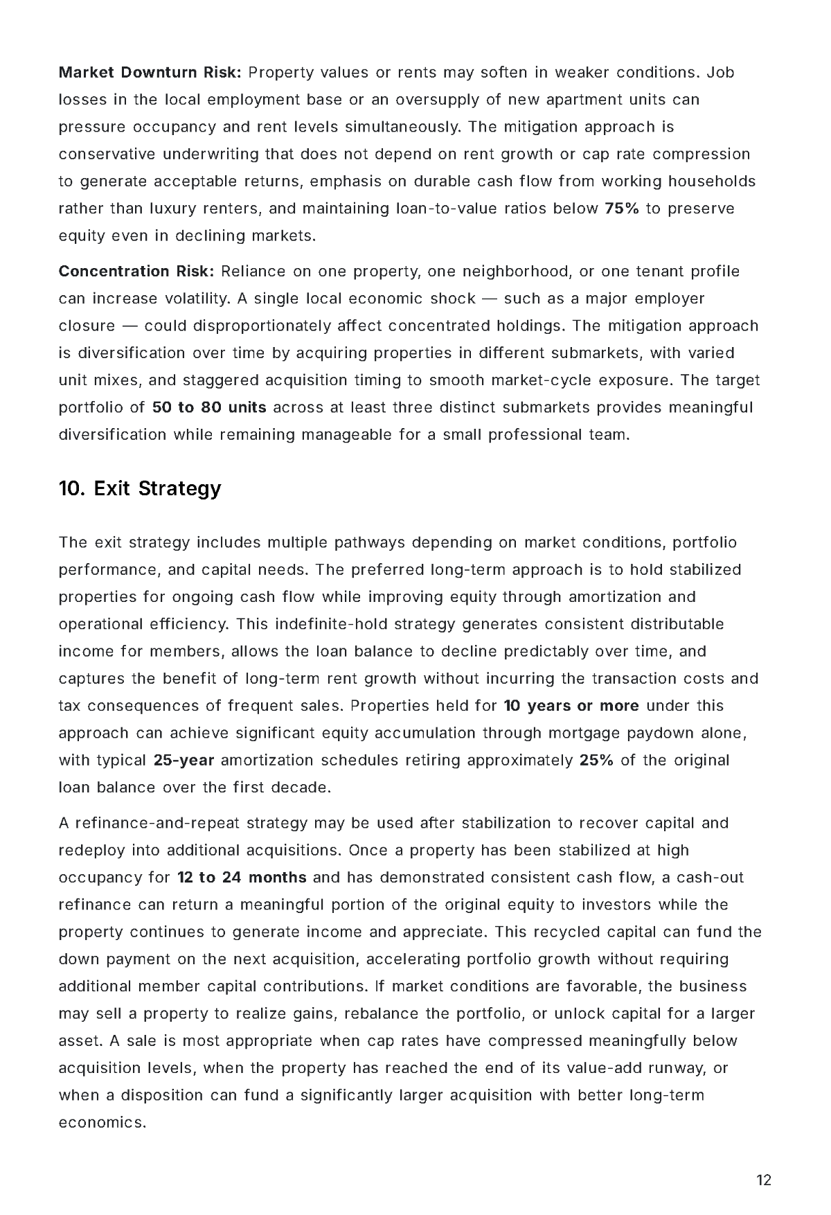 Free Rental Property Business Plan Template to Edit Online