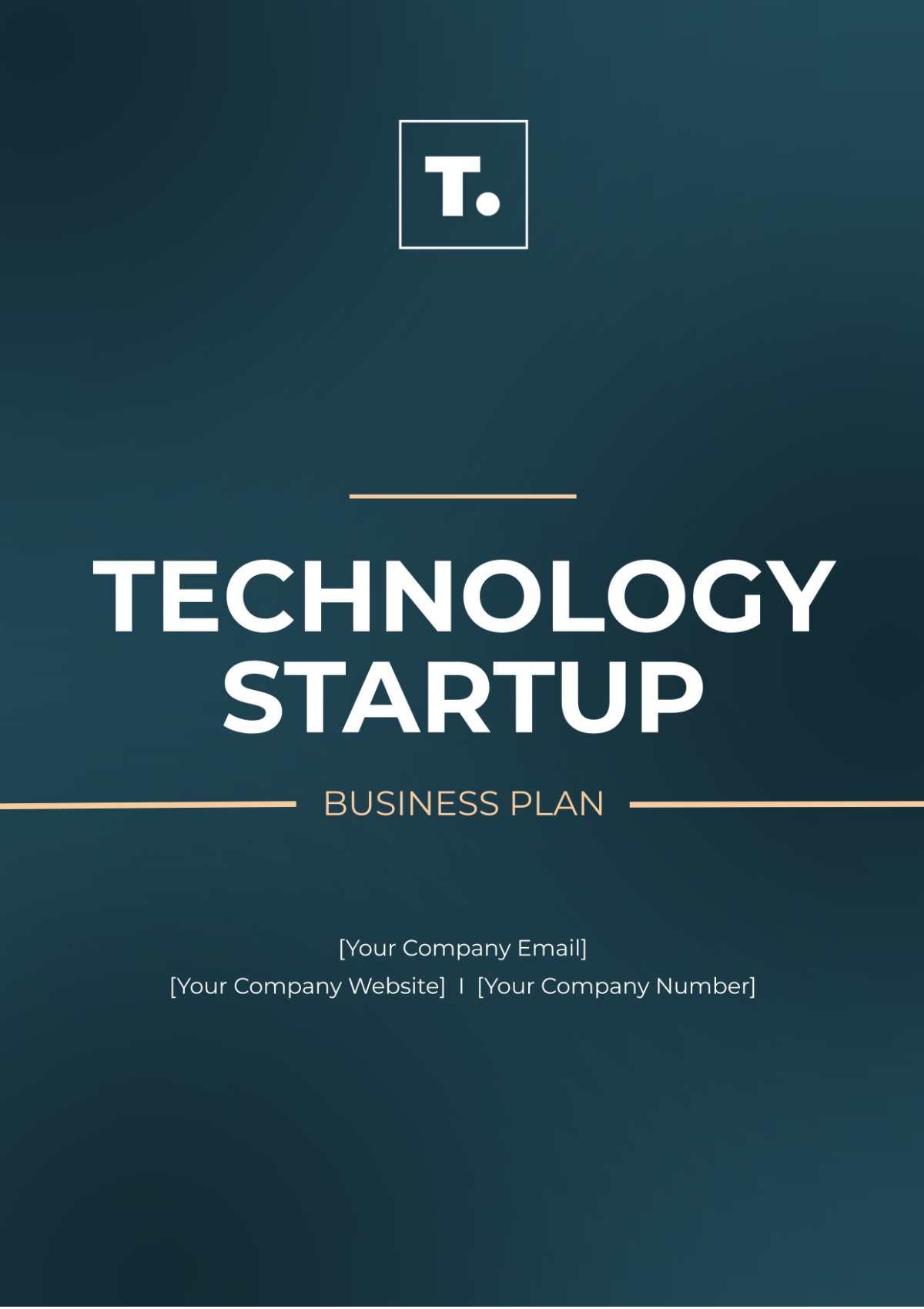 Technology Startup Business Plan Template - Edit Online & Download