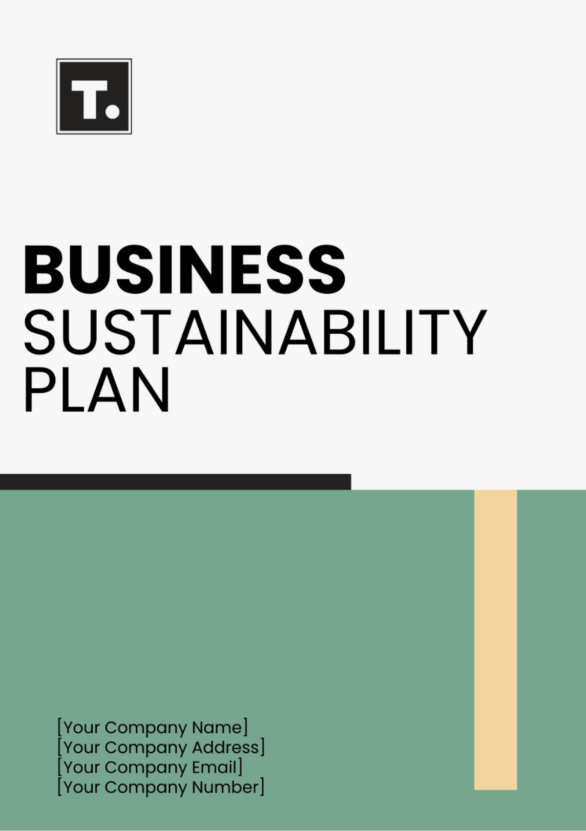 Business Sustainability Plan Template - Edit Online & Download