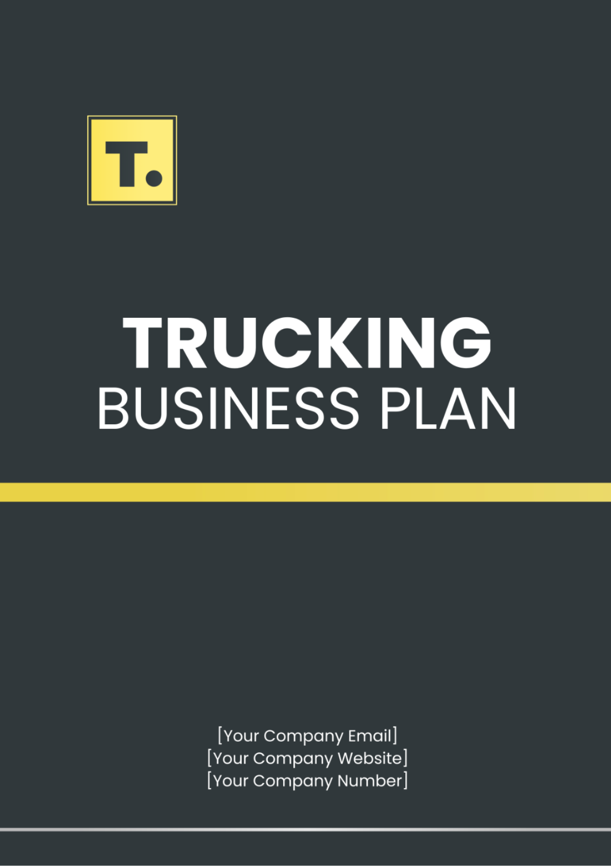 Trucking Business Plan Template - Edit Online & Download