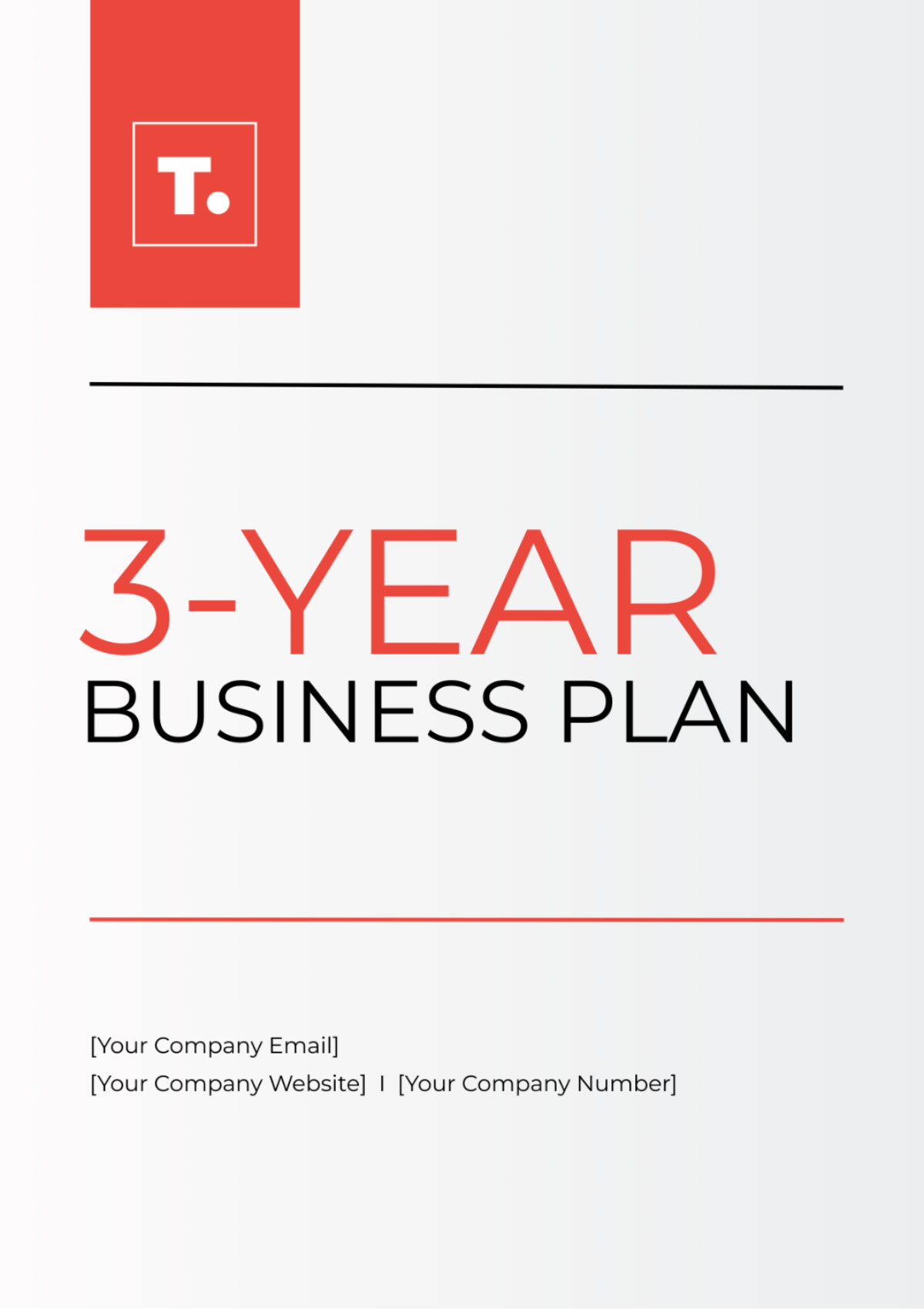 3 Year Business Plan Template - Edit Online & Download